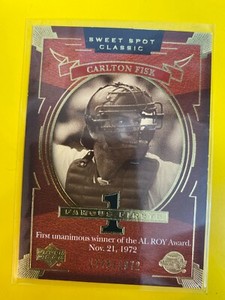 D50586  2004 Sweet Spot Classic #98 Carlton Fisk FAMOUS FIRSTS #17781972
