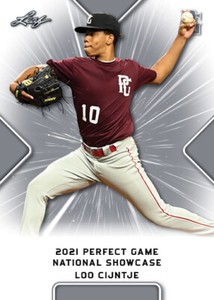 5-Count Lot JURRANGELO Loo Cijntje 2021 Leaf Perfect Game NIKE All-American Rook