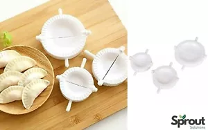 3 Pcs Dumpling Mould Dough Mold Set Press Meat Pie Pastry Maker Samosa Empanada - Picture 1 of 5