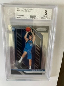 Luka Doncic 2018-19 Panini Prizm #280 Mavericks RC BGS 8 NM-MT - Picture 1 of 2