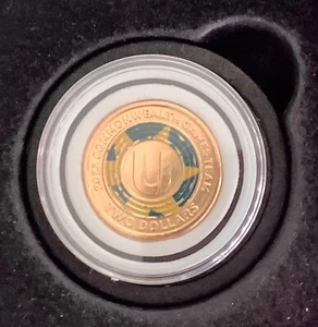 π°π°π°2022 Australian $2 COIN COMMONWEALTH GAMES 'U' Circ Rare π°π°π° - Picture 1 of 2