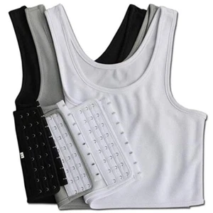 3 Pack L SIZE - Chest Binder Deal for Women LGBTQ TomBoy Transgender Lesbian Bra - Picture 1 of 7