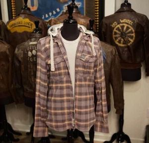 Superdry Overshirt Mens Twill Shirt Hooded Large - Picture 1 of 5