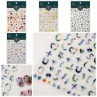 Smile Pattern Jelly Cartoon Nail Stickers Jelly Bear Nail Decals  Girls