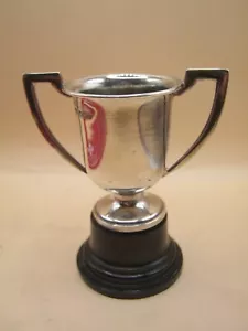 Sheffield 1962 Emmanuel Viners Sterling Silver Trophy / Twin Handle Cup On Stand - Picture 1 of 5
