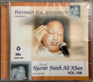 Rehmat Ka Jhoomer Vol 108 By Ustad Nusrat Fateh Ali Khan - Qawwali CD - Imagen 1 de 2
