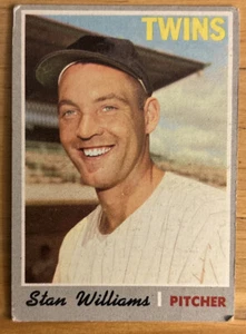 1970 Topps Stan Williams Baseball Card #353 Twins Pitcher Low-Grade O/C - Picture 1 of 6