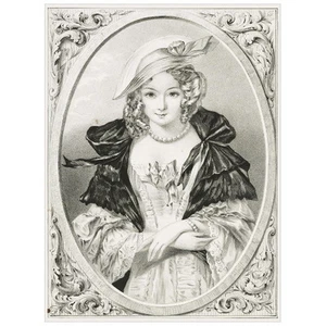 Amanda Advertising Poster FRIDGE MAGNET, 1846 Decorative Mini Gift - Bild 1 von 7