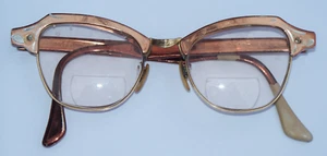 Gafas de gato de aluminio Bausch + Lomb años 50 para mujer 4 1/4 5 1/2 - Imagen 1 de 7