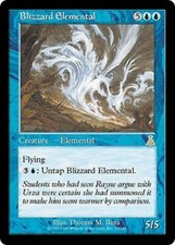 1x Blizzard Elemental Urza's Destiny card MTG Magic the Gathering