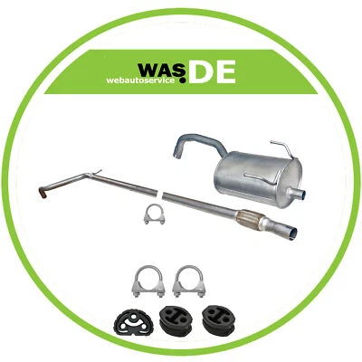 kit pot d'échappement silencieux tuyau pour Fiat Panda II  1.1 1.2 - Photo 1/4