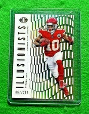 TYREEK HILL ILLUSIONS ILLUSIONISTS CARD SP #/299 CHIEFS 2018 PANINI ILLUSIONS SP