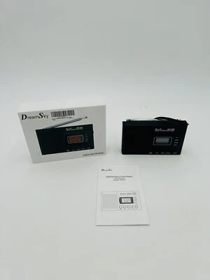 DreamSky DS-209 AM/FM Reloj Despertador Radio de Bolsillo Senderismo Camping Probado Funciona CAJA Foto 1 de 4