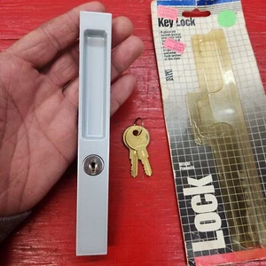 Patio Door Key Lock For Wright #V1195 And Similar Flush Latches Part #V5 Wright - Picture 1 of 5