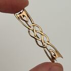 Vintage 9ct Yellow Gold Welsh Brooch 3.82g 375