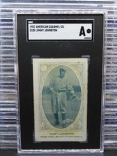 1922 American Caramel Company Jimmy Johnston E120 SGC AUTHENTIC Brooklyn Dodgers