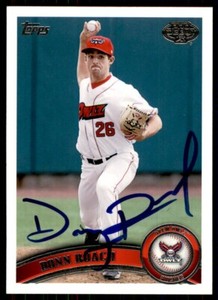 2011 Topps Pro Debut Donn Roach Signed IP AUTO Orem Owlz #152