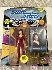 SEALED Vintage Star Trek TNG Counselor Deanna Troi 1993 Playmates with Card - Picture 1 of 5
