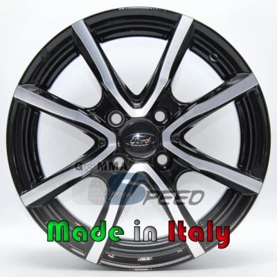 Set 4 cerchi in lega da 15 4x108 ET38 per Ford Fiesta B-Max Focus Fusion KA+ - Image 1 of 4