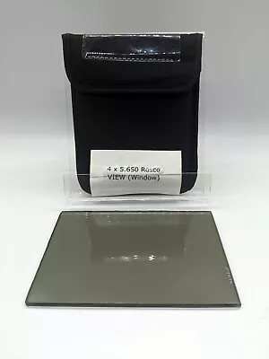 Rosco 4x5.65" VIEW (Window) Camera Polarizer Filter MFR #101 07410 0405 - Image 1 of 4