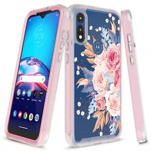 For Moto G Fast Graphic Shockproof Protective Full-Body Hybrid Case - Picture 1 of 7