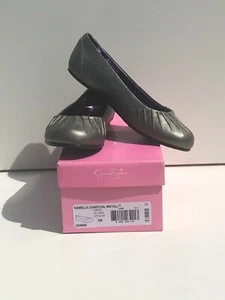 NEU Jessica Simpson Ballerinas anthrazit Kamella Metall Flats - Bild 1 von 3