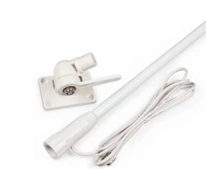 MARINE 450.. 1,6m 4,15DBi Fibre de Verre Bateau Pivotant/Pliant VHF Marine Band SHARMAN - Photo 1/4
