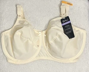 New Flower Bali Underwire Bra 40DD DFO180 NWT light Beige 🌸 - Picture 1 of 5