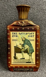 Bourbon DecanterThe Saturday Evening Post Norman Rockwell BEAM Bicentennial - Picture 1 of 16