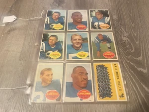 1960 Topps Football lot 87 Partial Set Layne, Summerall, Moore Fair to VGEX - Picture 1 of 14