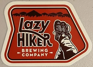 Lazy Hiker Brewing Company Logo Craft Beer Aufkleber Abziehbild Brauerei Franklin NC Neu - Bild 1 von 1