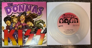 The Donnas / KISS Strutter / Detroit Rock City 7" Clear Vinyl 1999 Ltd Ed NEW - Picture 1 of 2
