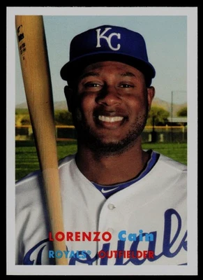 2015 Topps Archives #27  Lorenzo Cain        Kansas City Royals - Image 1 of 2