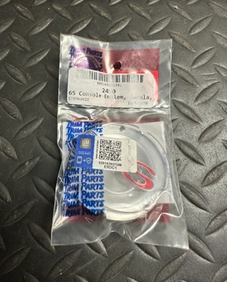 Emblema de consola central de piezas de moldura - 2490 - para Chevrolet Impala 1965 Foto 1 de 3