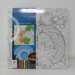 Mal Leinwand im Rahmen von Artmaker Halloween Kürbis-Herbst kreative Aktivität - Bild 1 von 6