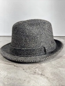 Dobbs Fifth Avenue New York Men's Wool Tweed Trilby Hat Gray Size 7 1/8-1/2 - Picture 1 of 8