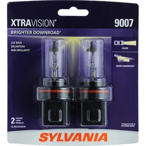 Sylvania 9007 Xtravision Halogen Headlight Bulb - Dual Pack, Compatible with - Picture 1 of 10