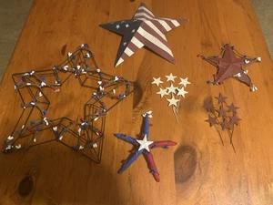Lot of 18 Decorative Country Style Patriotic  Stars ✨ - Bild 1 von 7