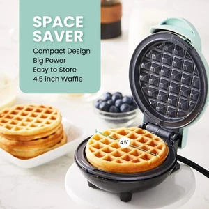 Commercial Electric Non-Stick Belgian Waffle Maker Iron For Breakfast Sandwiches - Picture 1 of 6
