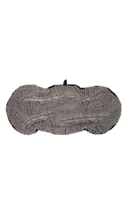 Toalla Shammy Groomer Essentials - Toalla de secado de microfibra gris para mascotas con mano - Imagen 1 de 1