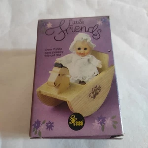 VINTAGE SISO Little Friends : cheval à bascule en bois  pour poupée miniature - Imagen 1 de 8