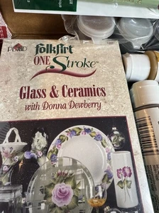 Plaids Glass And Ceramic Paint Kit For 25 Home Projects by Donna Dewberry - Picture 1 of 13