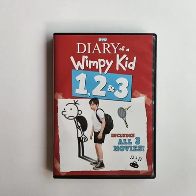 Diary of a Wimpy Kid 1 2 3 DVD Three-Pack Rodrick Rules Dog Days Zachary Gordon - Image 1 of 4