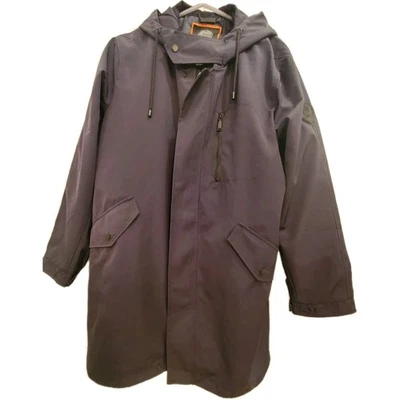 NWT!!! Vince Camuto Men's Anaorak Raincoat, Navy Blue with Hood Size XL - Image 1 of 4
