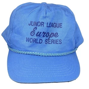 Vintage Europe World Series Junior League blau Snapback Mütze - Bild 1 von 7