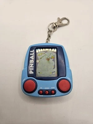 Vintage MGA Entertainment Pinball Electronic Handheld Game Keychain Blue Tested  - Image 1 of 3