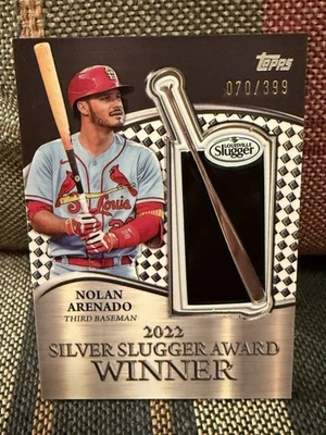 2023 Topps Series 2 Silver Slugger Award  Patch Nolan Arenado Black 70/399 - Image 1 of 3