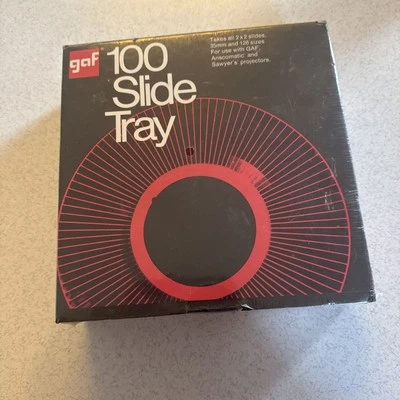 NEW GAF Rototray 100 Slide Tray Projector Sawyer's 2 x 2 Slides in SEALED BOX - Image 1 of 4