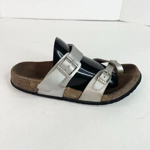 Birkenstock Mayari Sandals Women’s Size 38 (L7M5), #245, Narrow, Silver Strappy - Picture 1 of 9