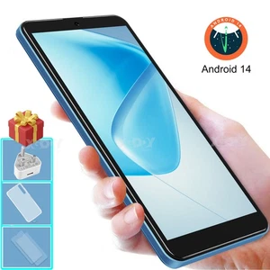 Cheap 4G Unlocked Android 14 Mobile Smart Phone Smartphone 8Core Dual SIM 5.5 in - Picture 1 of 12
